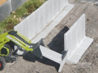 Juweela 28397 - H0 - Betonstützen mit L und T-Sockel, 260 cm (50 Stück)